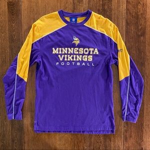 Vintage Mens Reebok Minnesota Vikings long sleeve